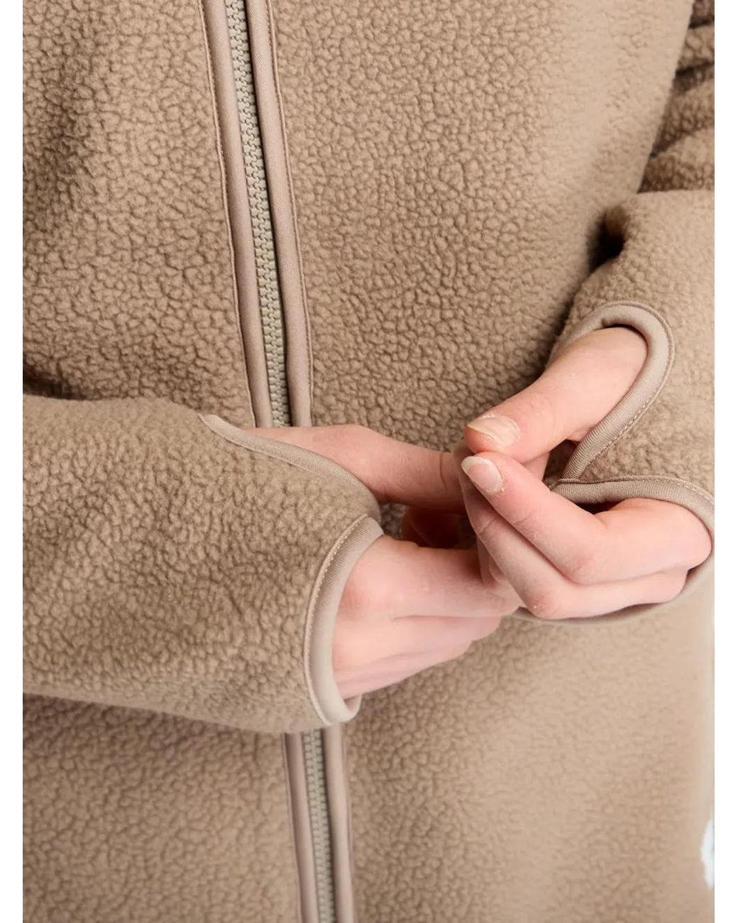 C.r.a.f.t Natural Hoodie En Polaire