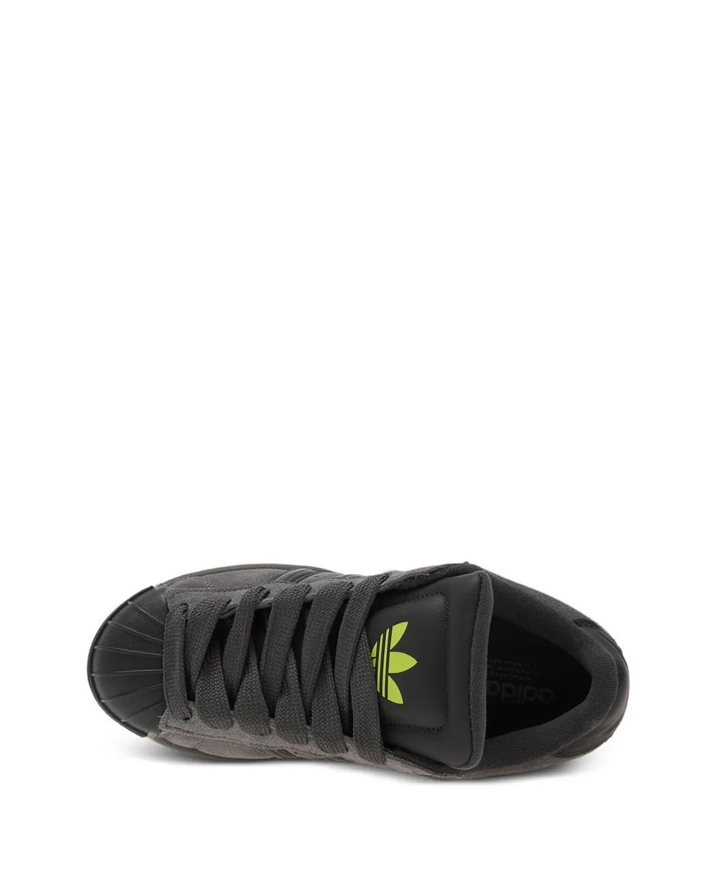 Adidas Gray Superstar St Three-Stripe Sneakers