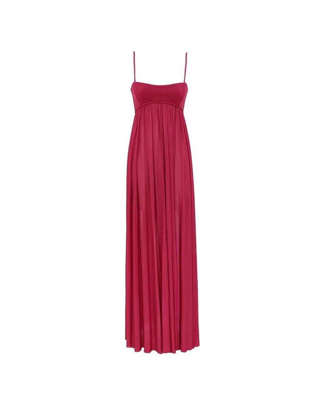 Zimmermann Red Luna Maxi Dress