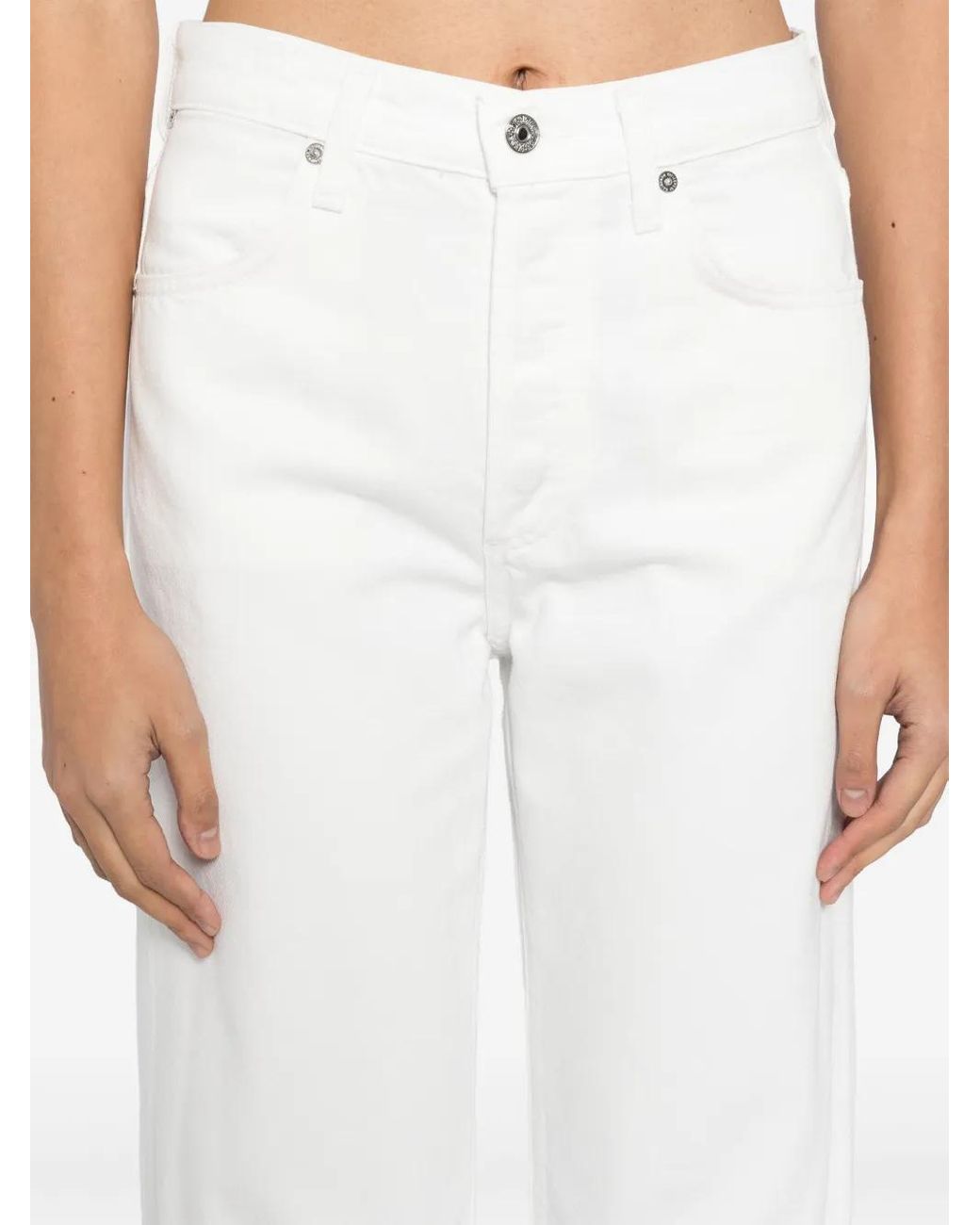 Citizens of Humanity White Annina 33In Trousers