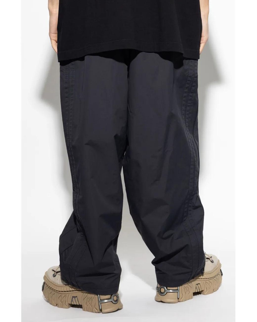 Vetements Blue Logo-Embroidery Track Pants for men