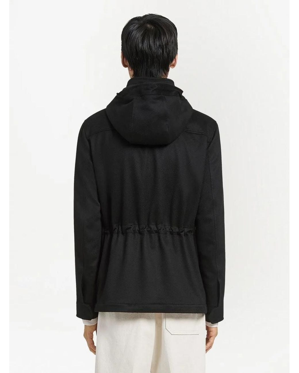 Zegna Black Elements Cima Oasi Cashmere Over Jacket for men