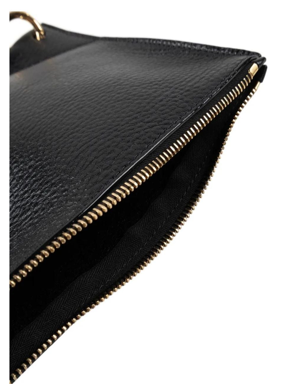 Chloé Black Spin Clutch Bag