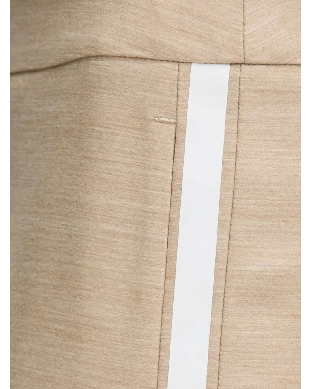 Sportalm Natural Side-Stripe Wide-Leg Trousers