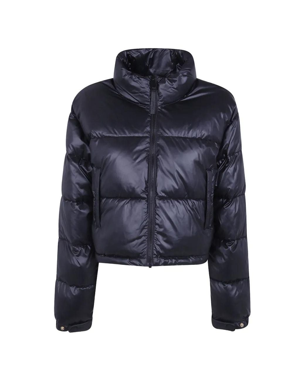 Twinset Blue Quilted Puffer Jacket
