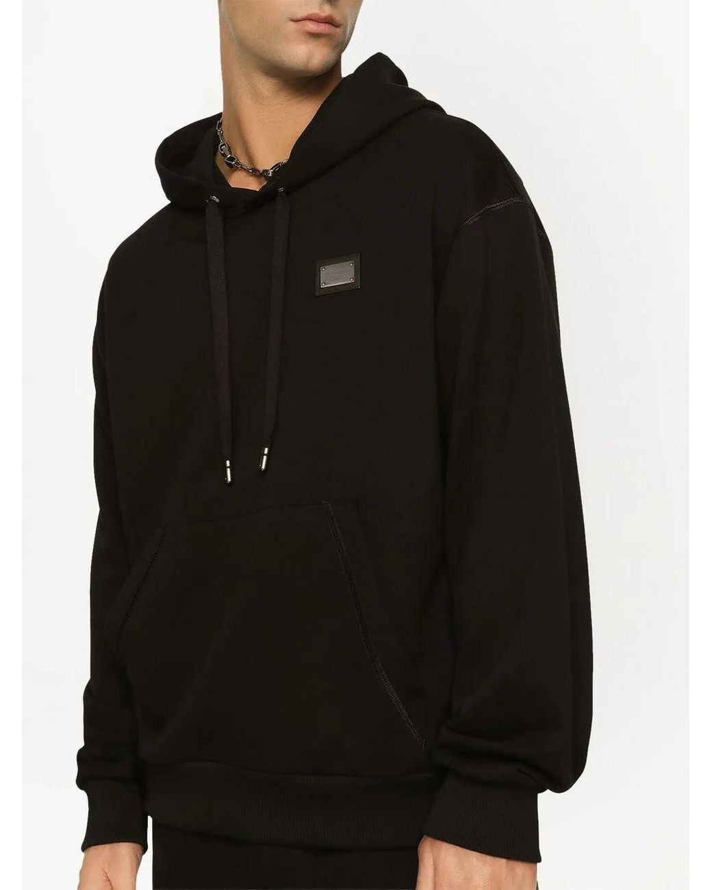 Dolce & Gabbana Black Sweaters for men