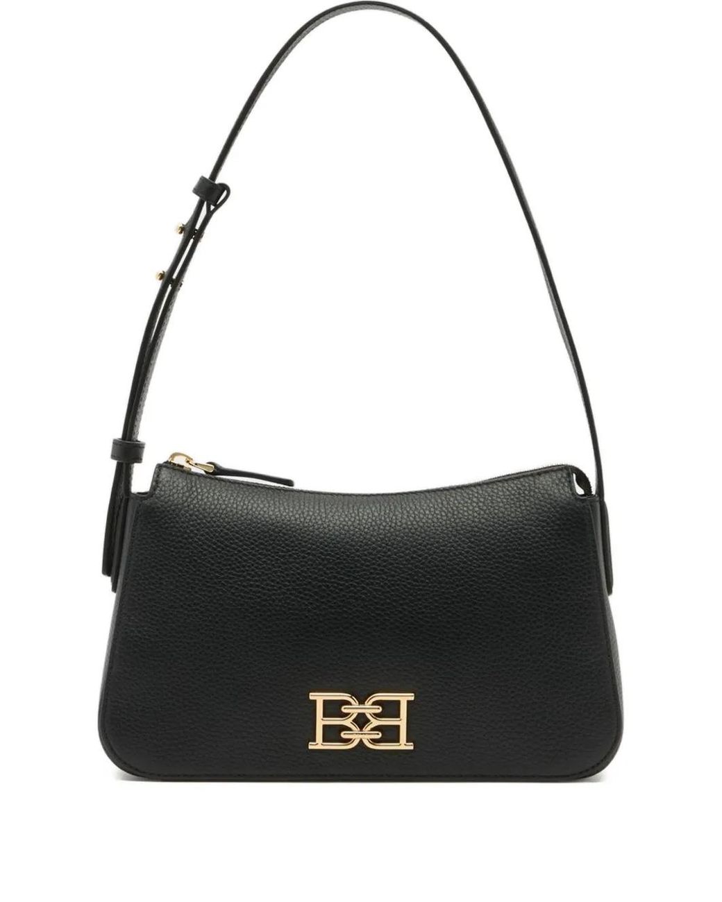 Bally Small Grained B-Chain Shoulder Bag in Black | Lyst