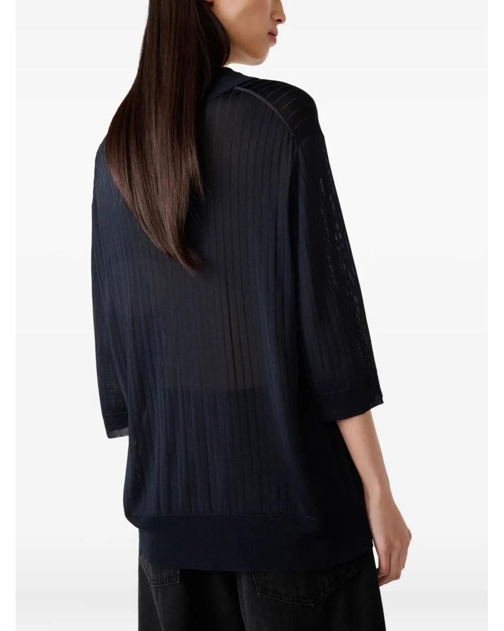 Studio Nicholson Blue Knitted Jumper
