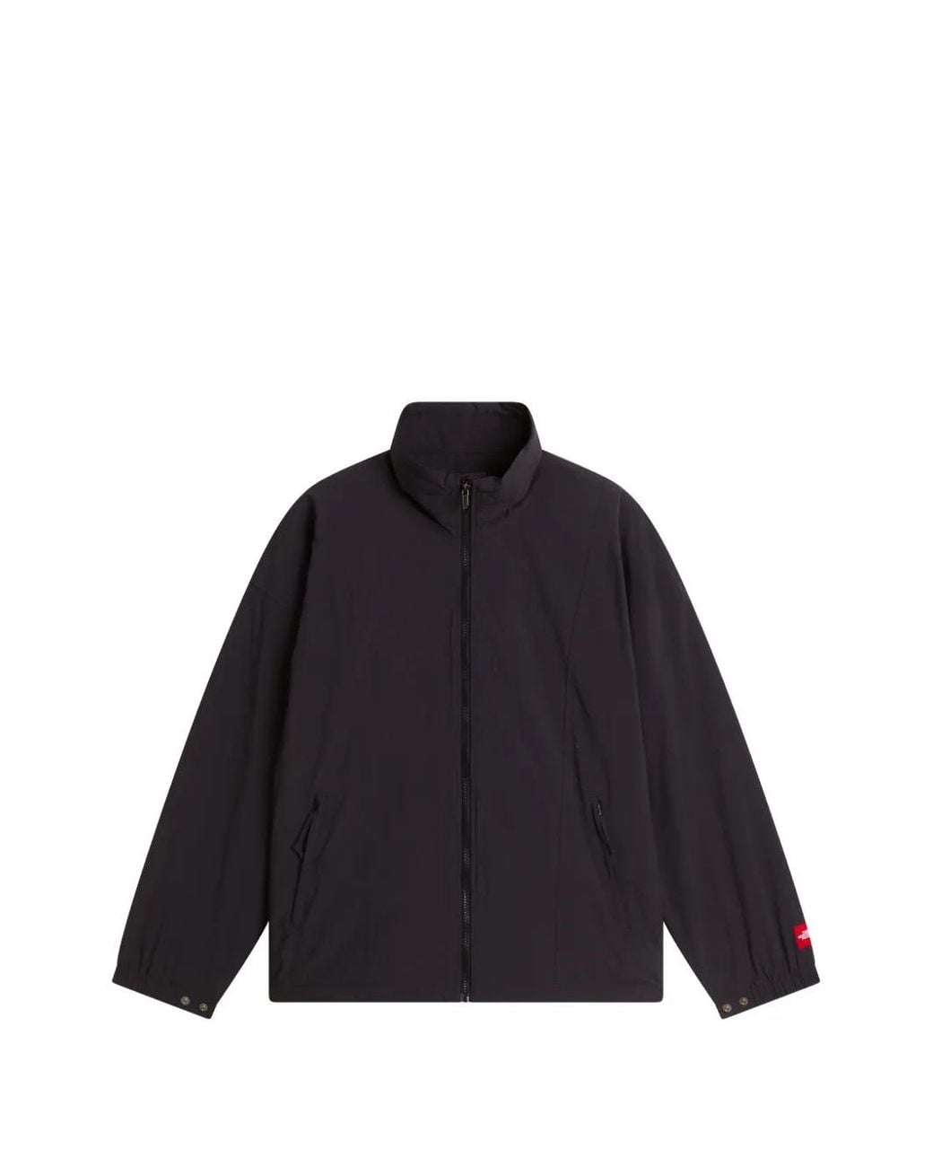 The North Face Black Tnf Box Logo-Patch Zip-Up Jacket