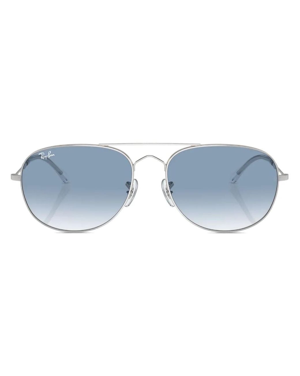 Ray-Ban Blue Bain Bridge Pilot-Frame Sunglasses
