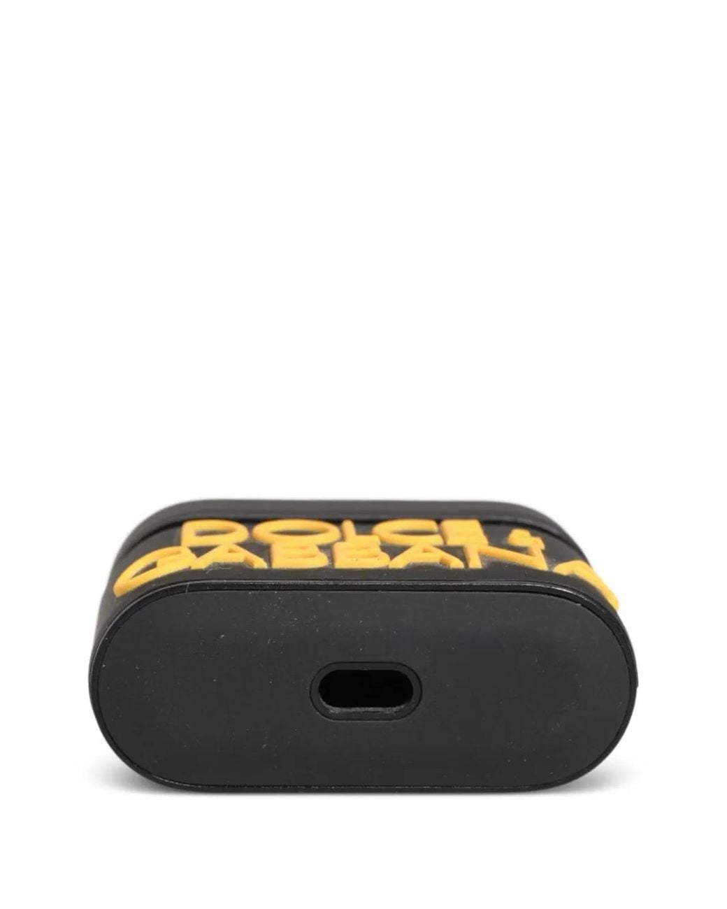 Dolce & Gabbana Black Airpods Logo-Embossed Case