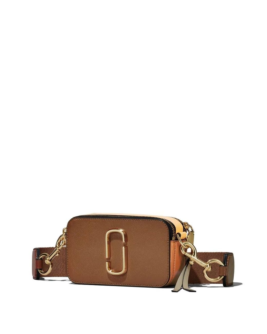 Marc Jacobs Brown Argan Oilthe Snapshot Leather Cross-body Bag