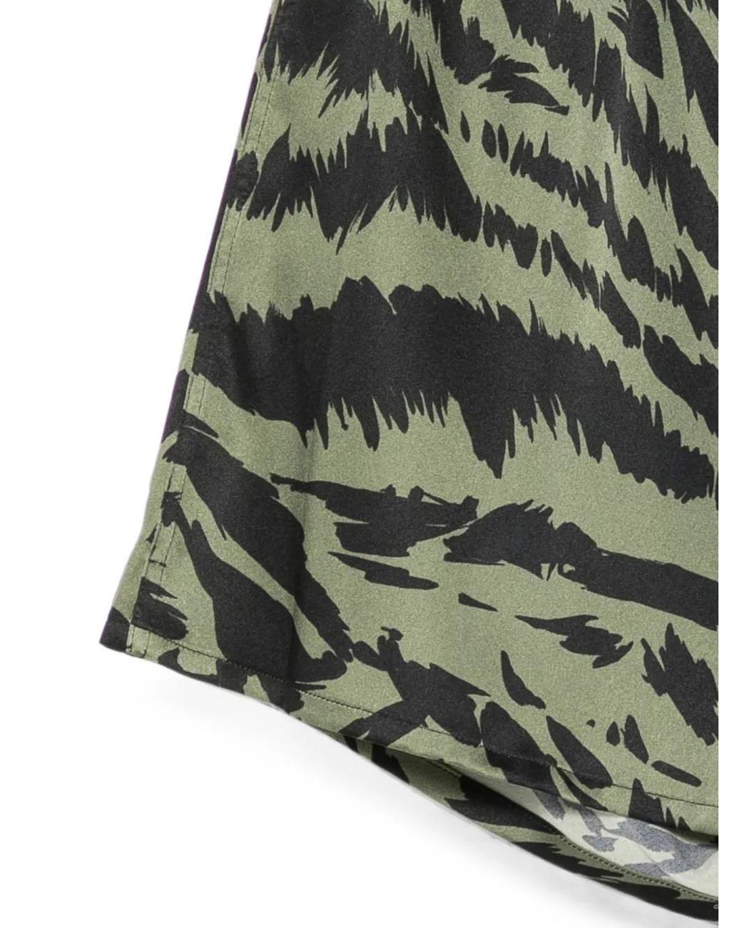 Tom Ford Green Tiger-Print Boxer for men
