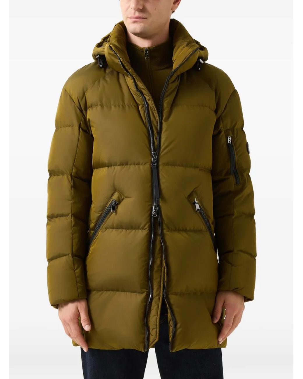 Bogner Green Jones Quilted Down Jacket for men
