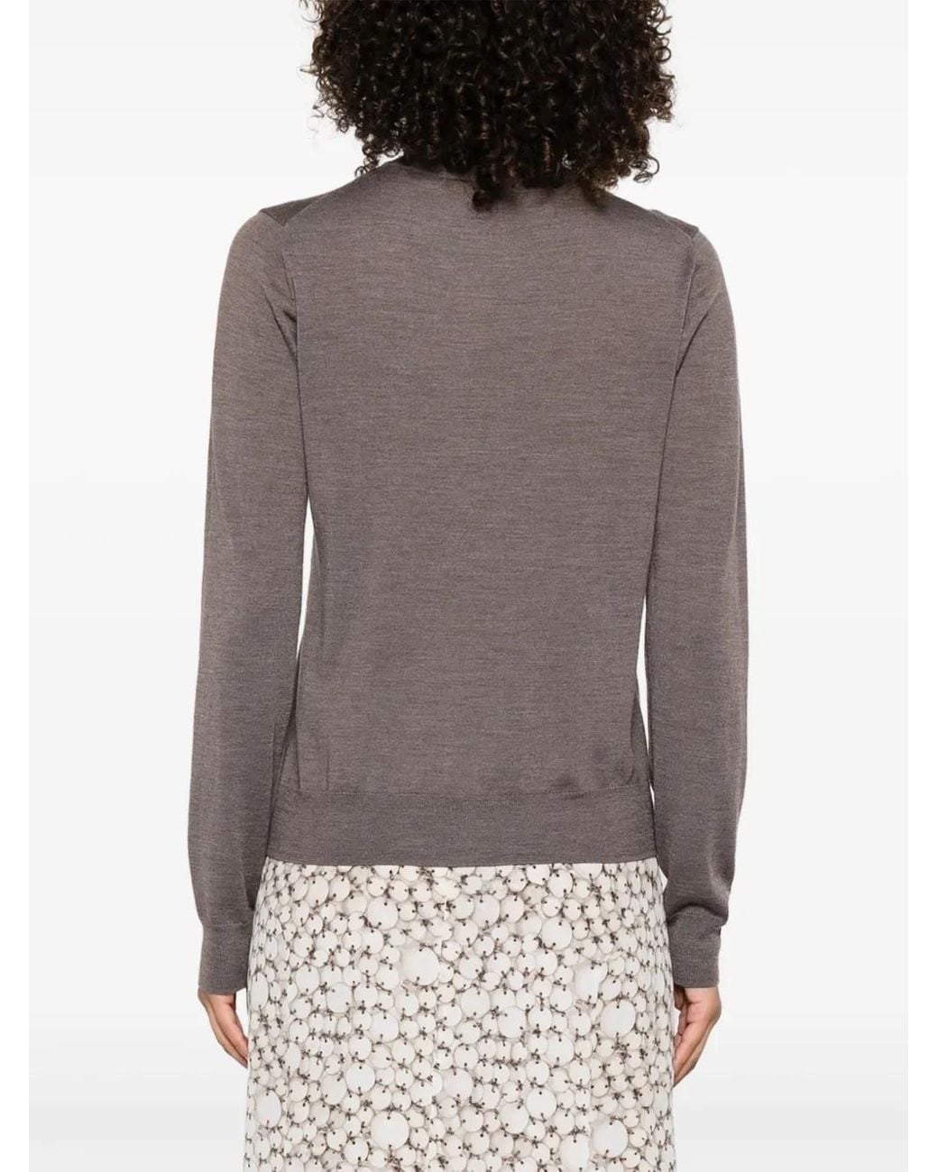P.A.R.O.S.H. Brown Roll-Neck Sweater