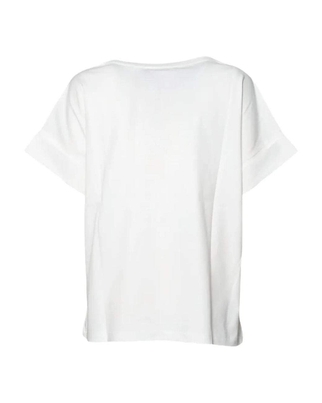 SOLOTRE White Cuffed T-Shirt