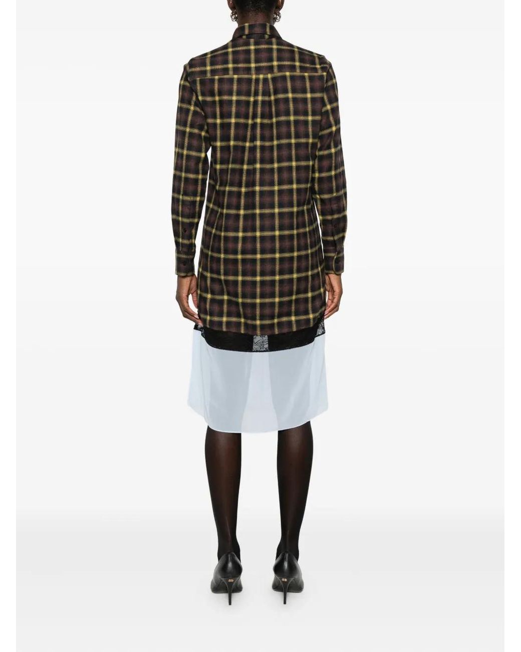 Coperni Black Panelled Layered Dress