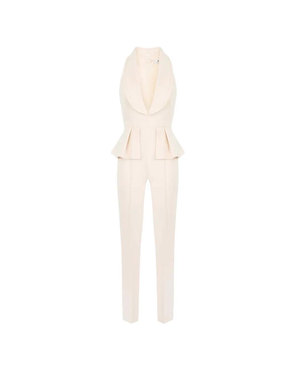 Elisabetta Franchi White Jumpsuit