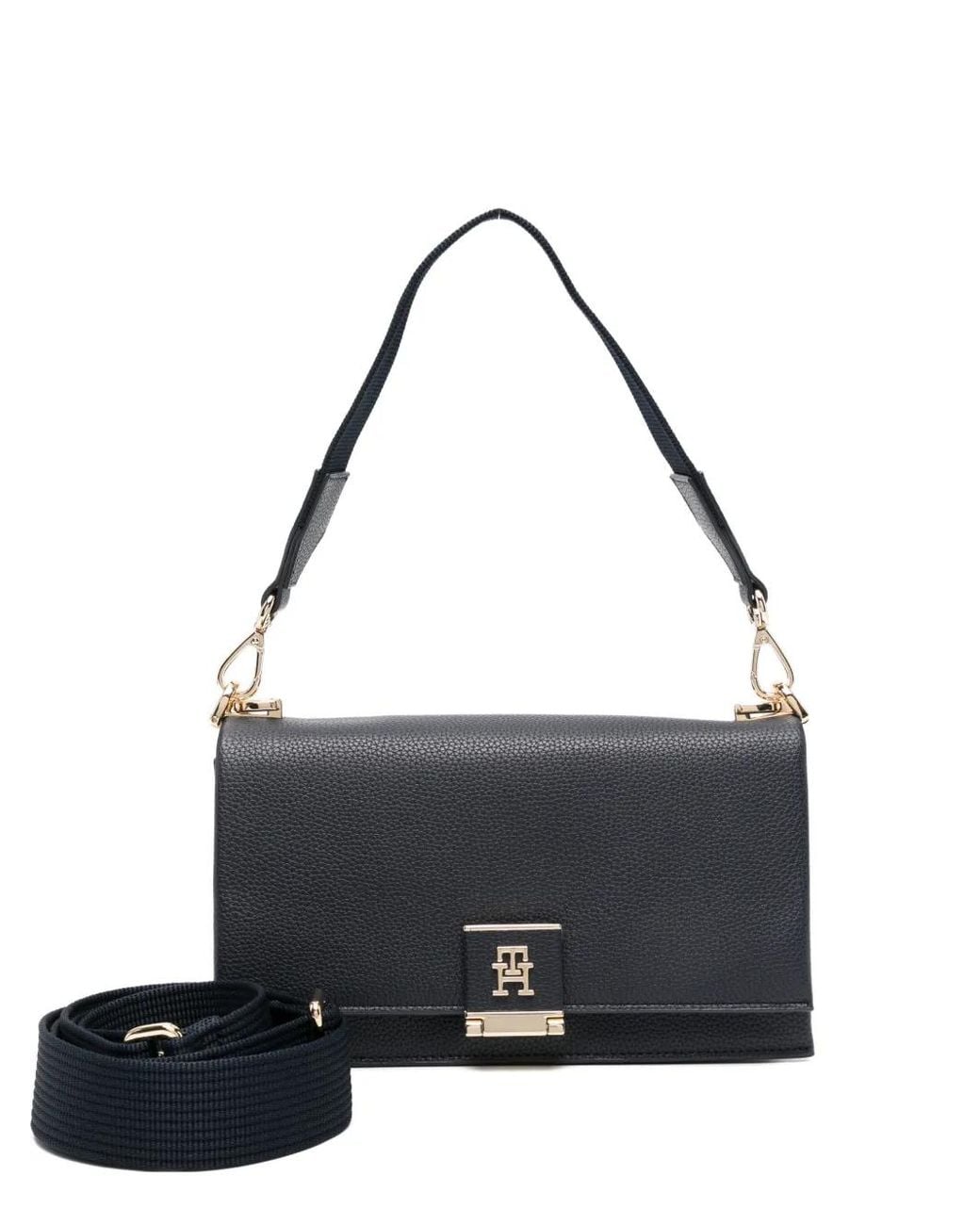 Tommy Hilfiger Black Logo Tote Bag