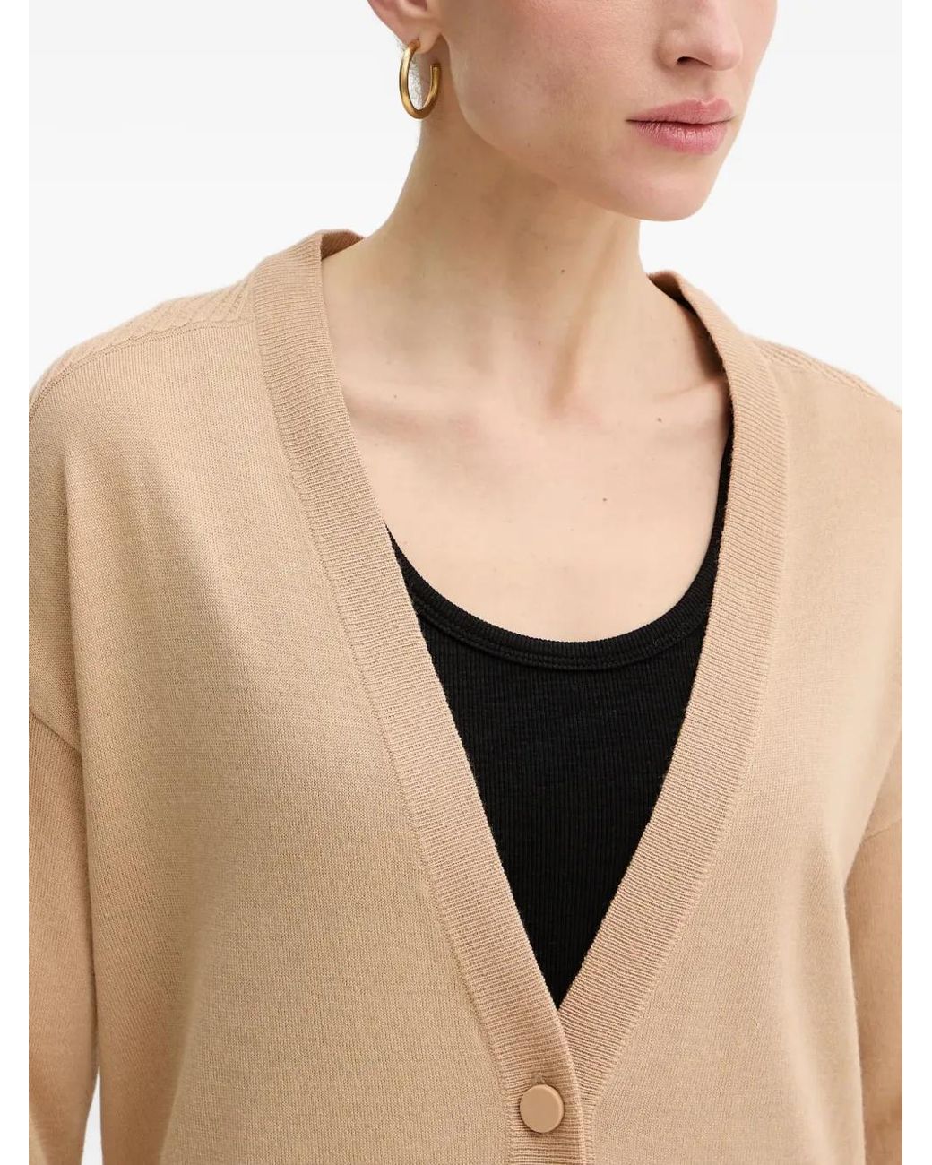ARMANI EXCHANGE Natural Buttoned Cardigan