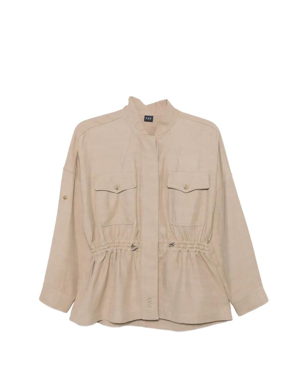 Fay Natural Flap Pocket Jacket