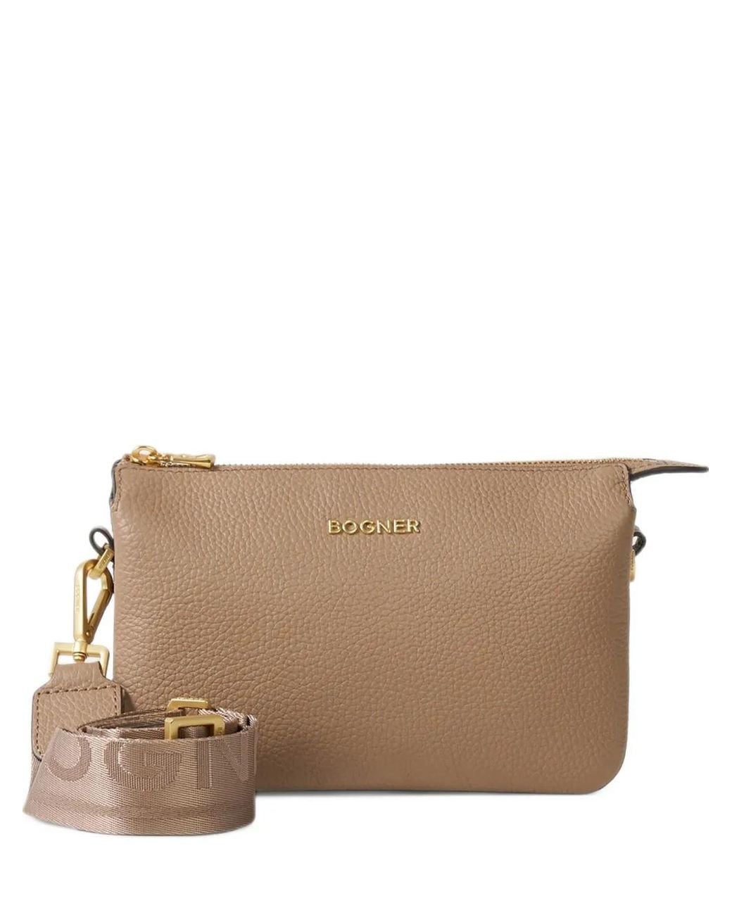Bogner Brown Wallis Taja Leather Shoulder Bag