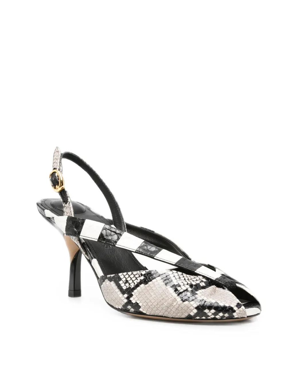 Jacquemus White Poisson Slingbacks
