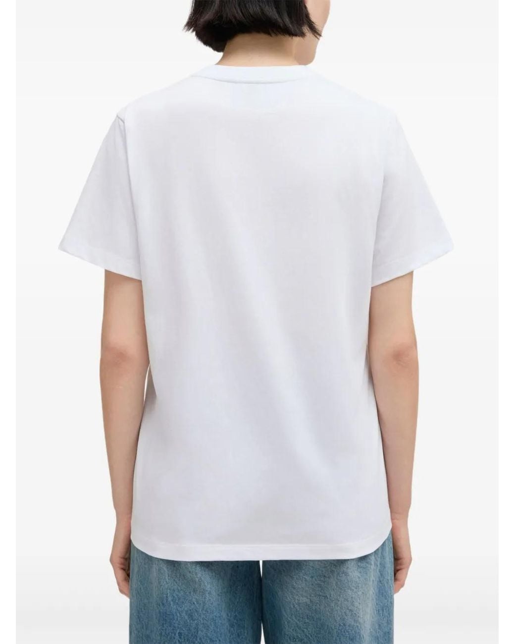 Ganni White Graphic T-Shirt