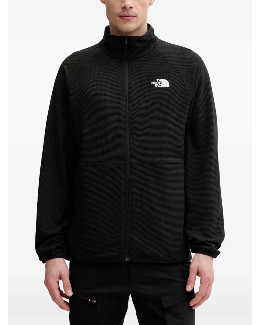 The North Face Black Kecha Packable Zip-Up Sweatshirt for men
