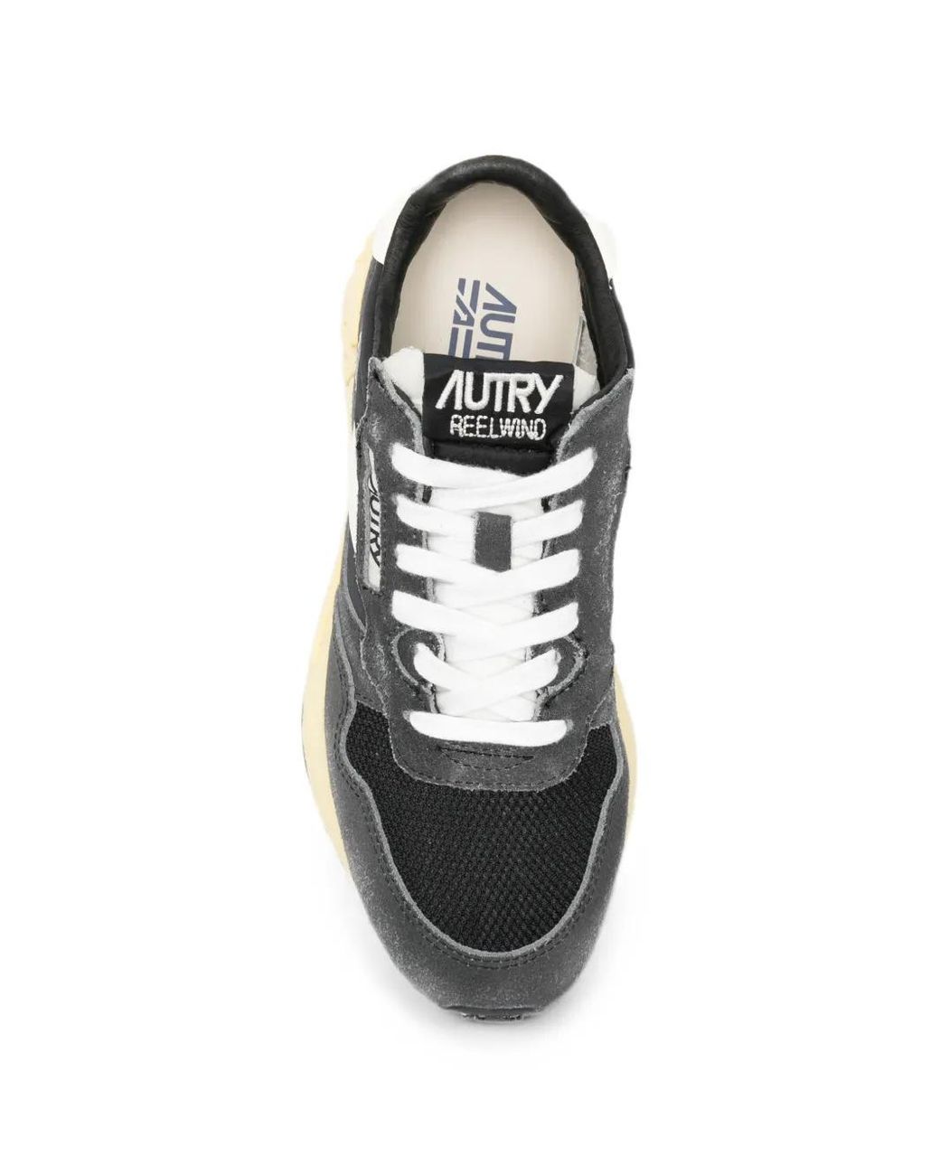 Autry White Reelwind Low-Top Sneakers