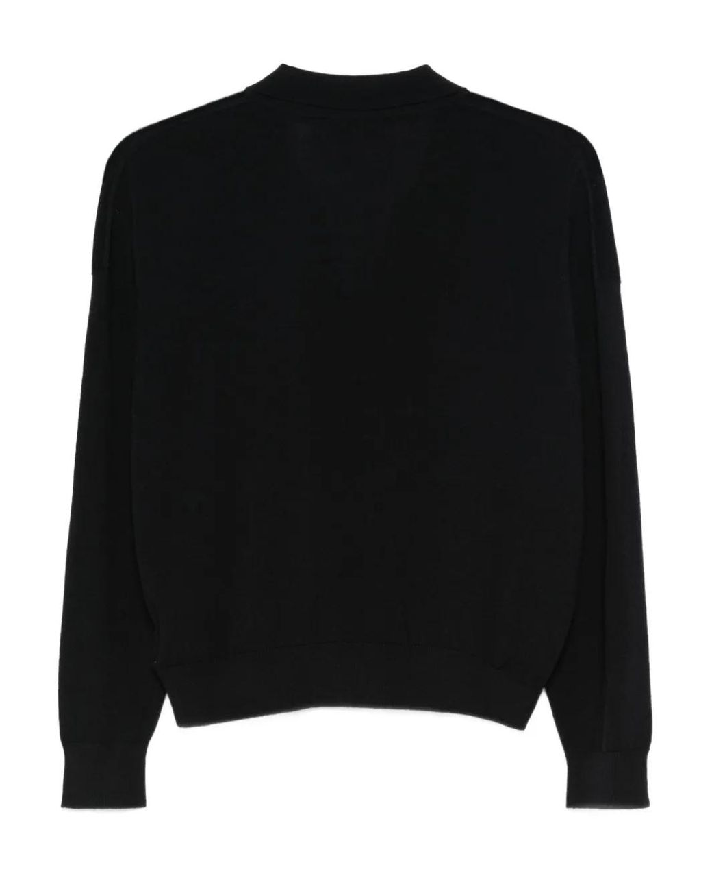 Zanone Black V-Neck Sweater