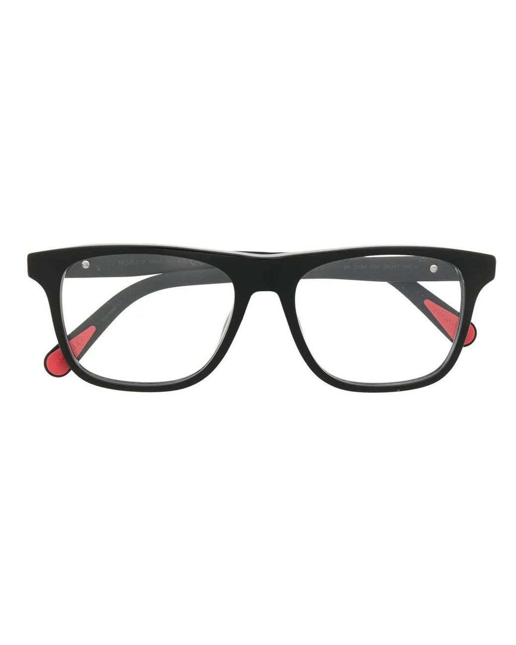 Moncler Brille Mit Eckigem Gestell in Black für Herren