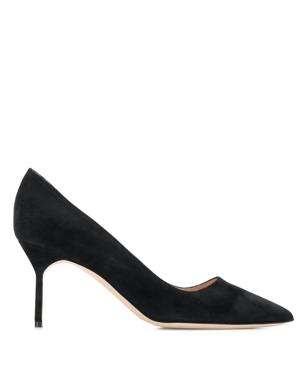 Manolo Blahnik Black 80Mm Bb Stiletto Pumps