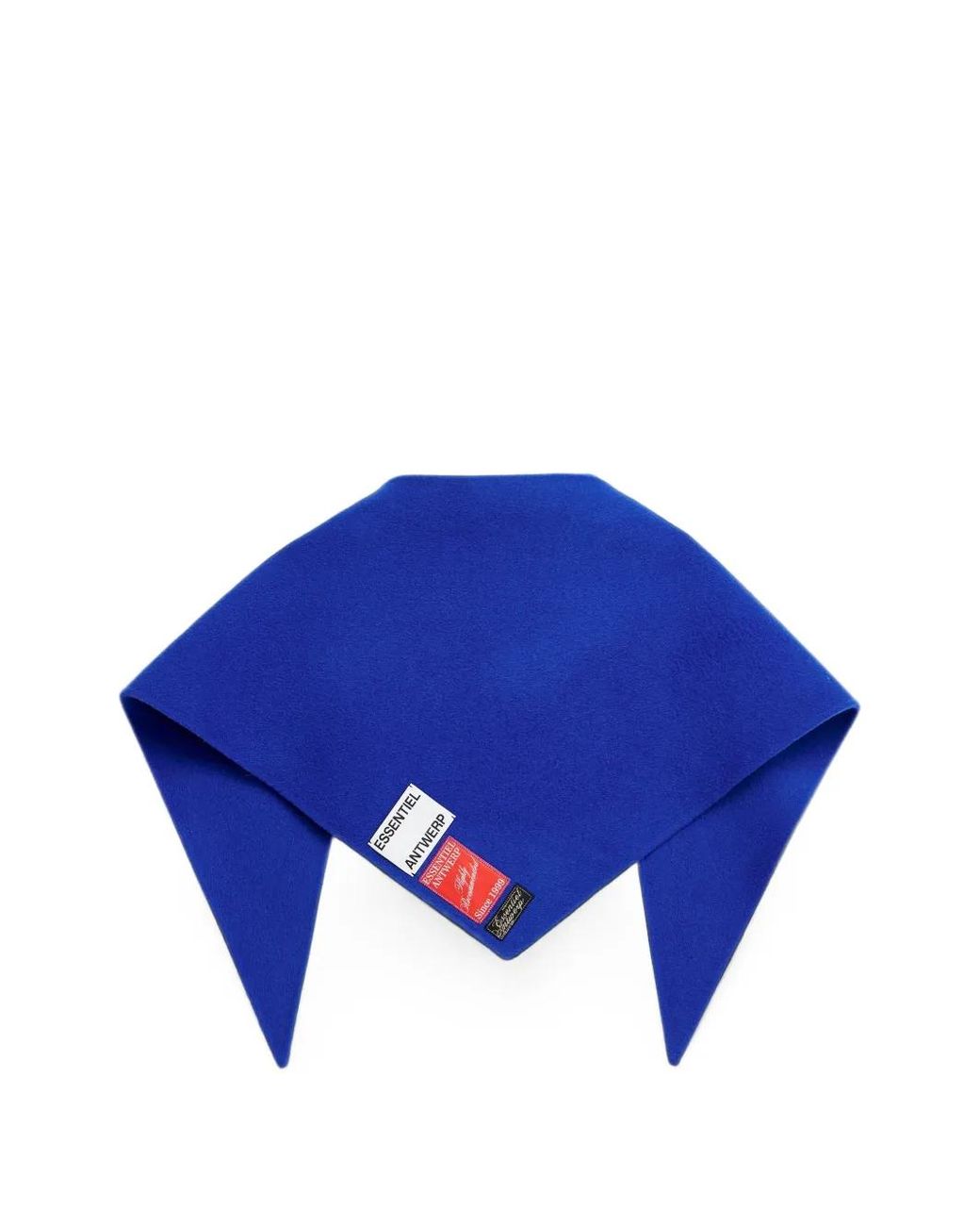 Essentiel Antwerp Blue Kaap Schal Mit Logo-Patch