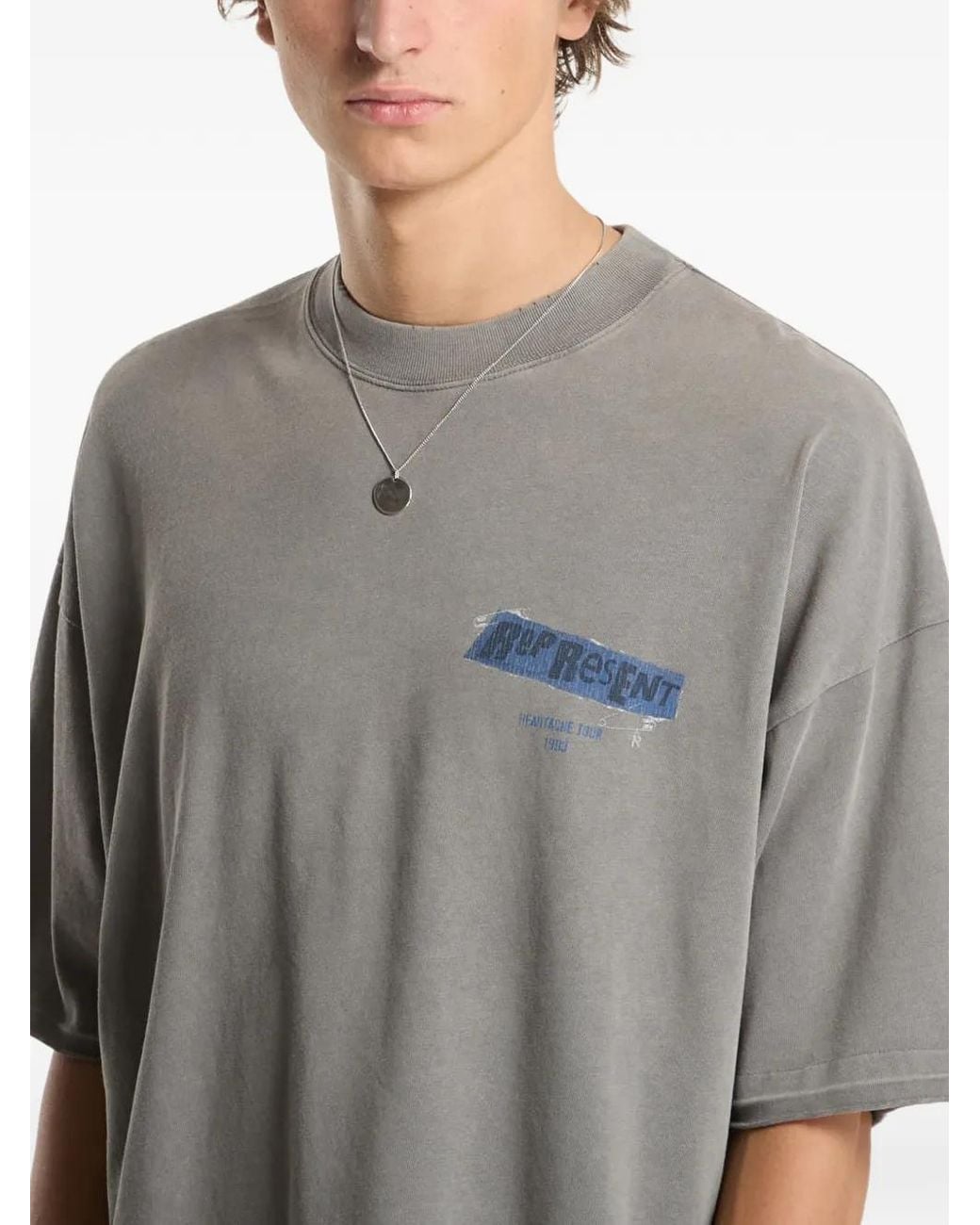 Represent Gray Ransom Graphic-Print T-Shirt