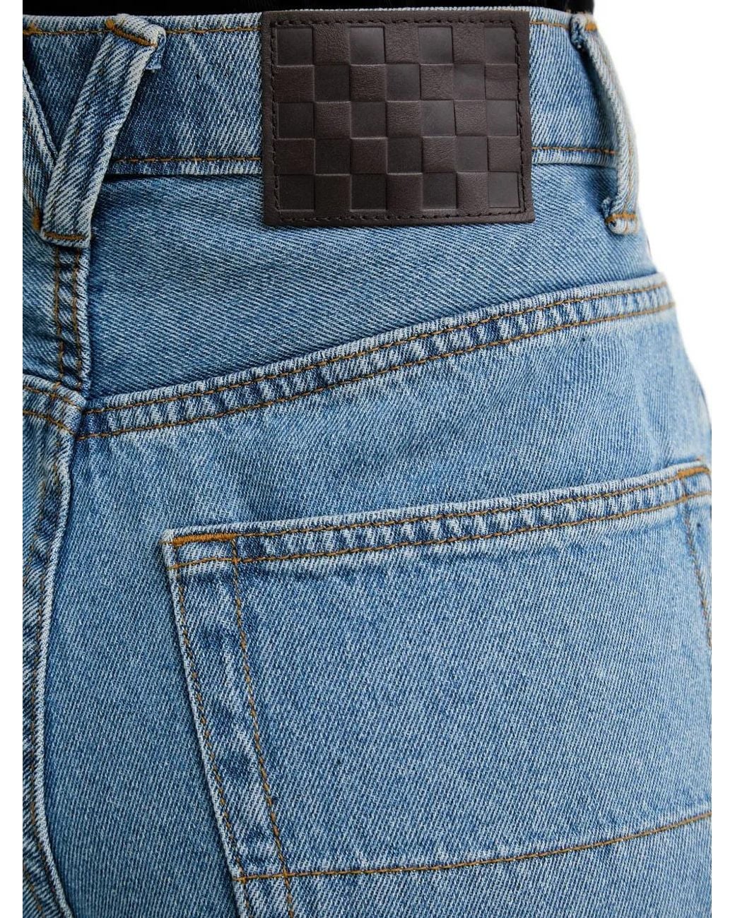 Vans Blue Cinched Check-5 Baggy Trousers