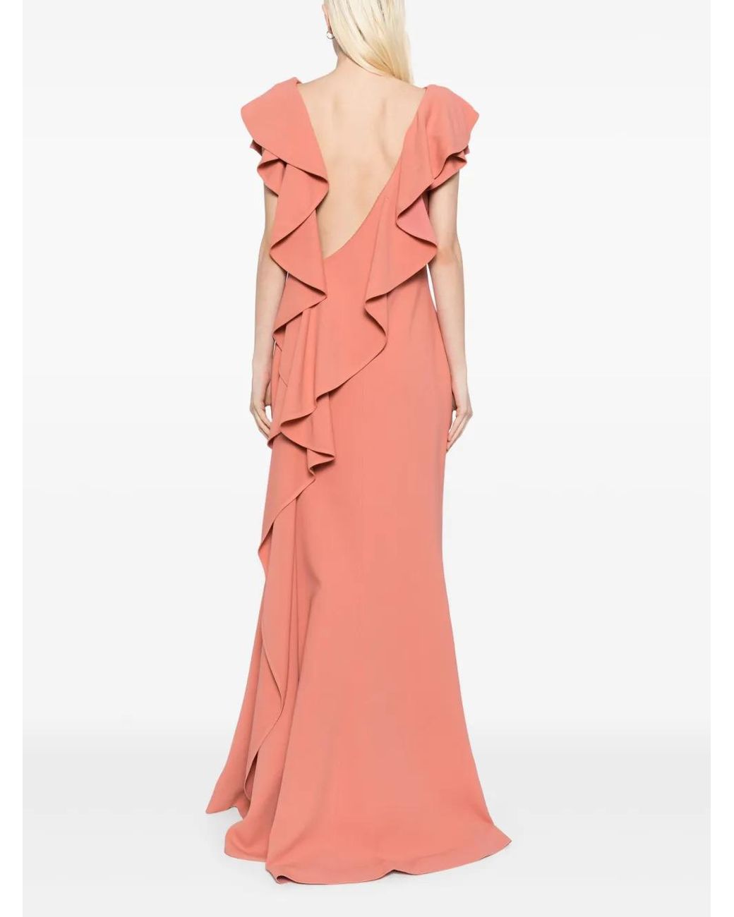 Elie Saab Pink Cady Dress