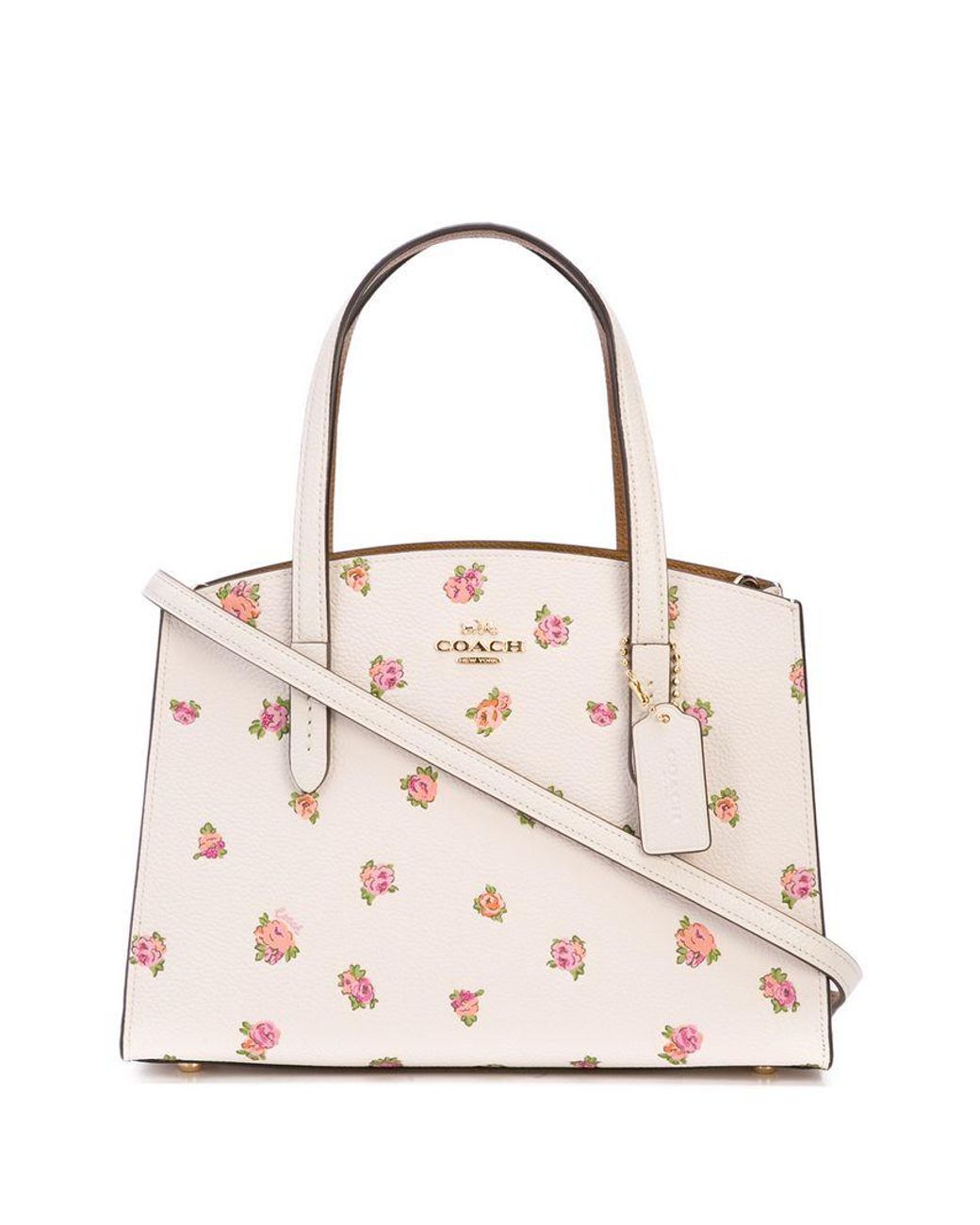 COACH Jumbo Floral Print Surrey Carryall Black Cherry/Multi One Size :  Amazon.in: Home & Kitchen
