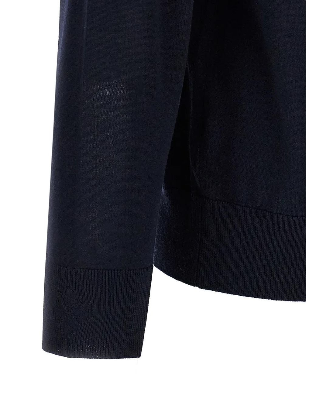 Ballantyne Blue Wool Jumper for men