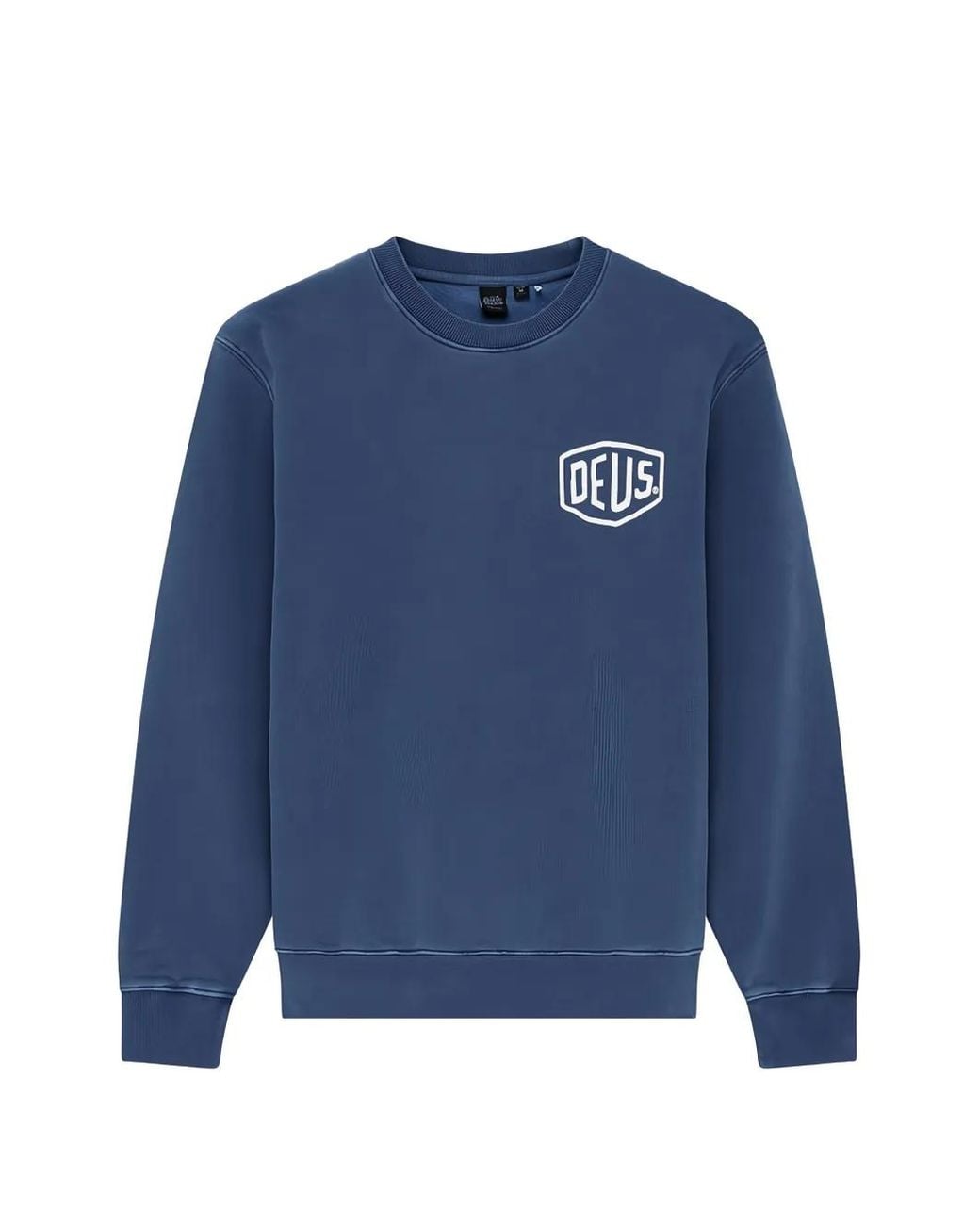 Deus Ex Machina Blue Shield Logo-Print Sweatshirt for men