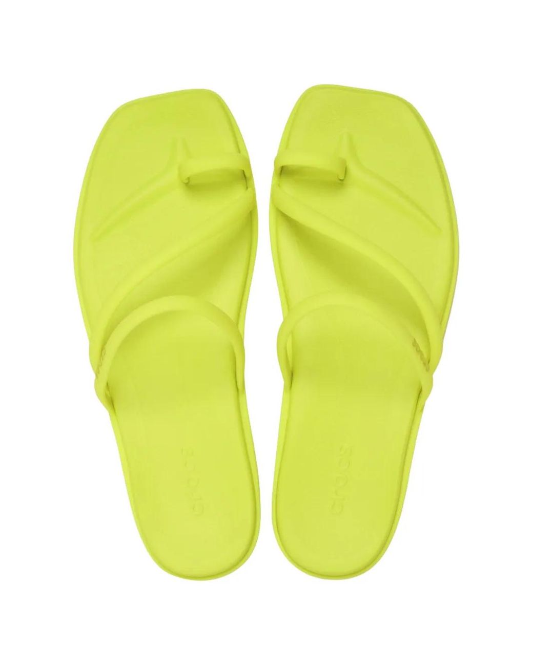 CROCSTM Yellow Miami Toe Loop Sandals