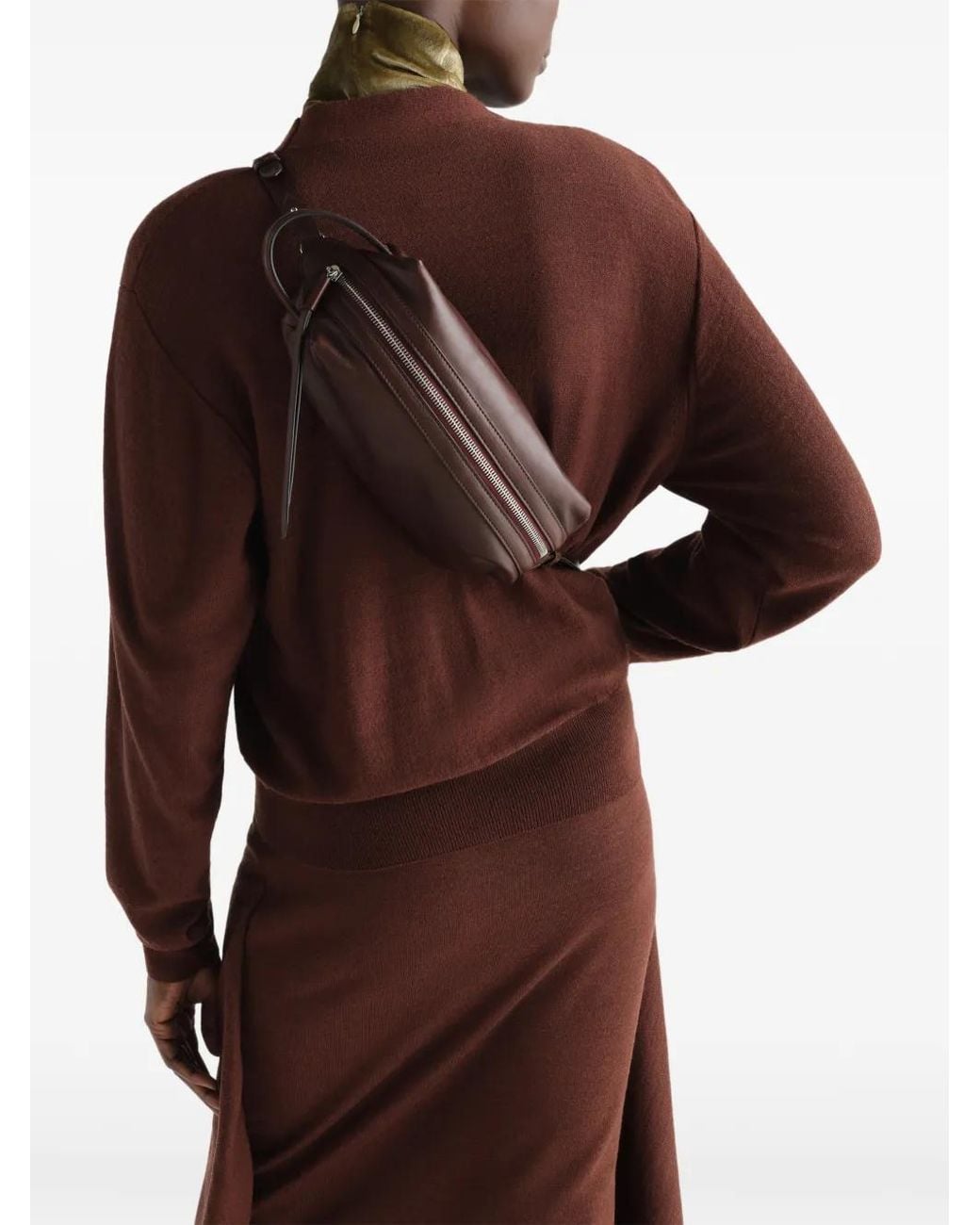 Lemaire Brown Small Care Bag