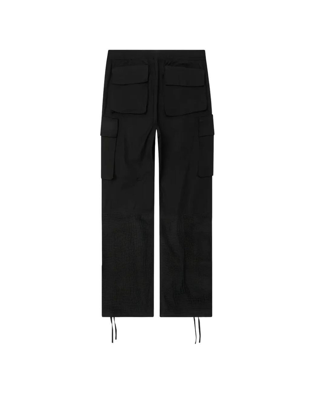 Givenchy Black Waffle-Panel Cargo Pants for men
