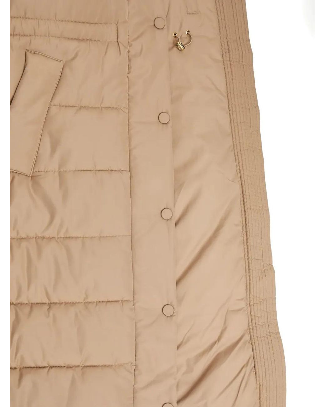 Barbour Natural Button-Fastening Padded Coat