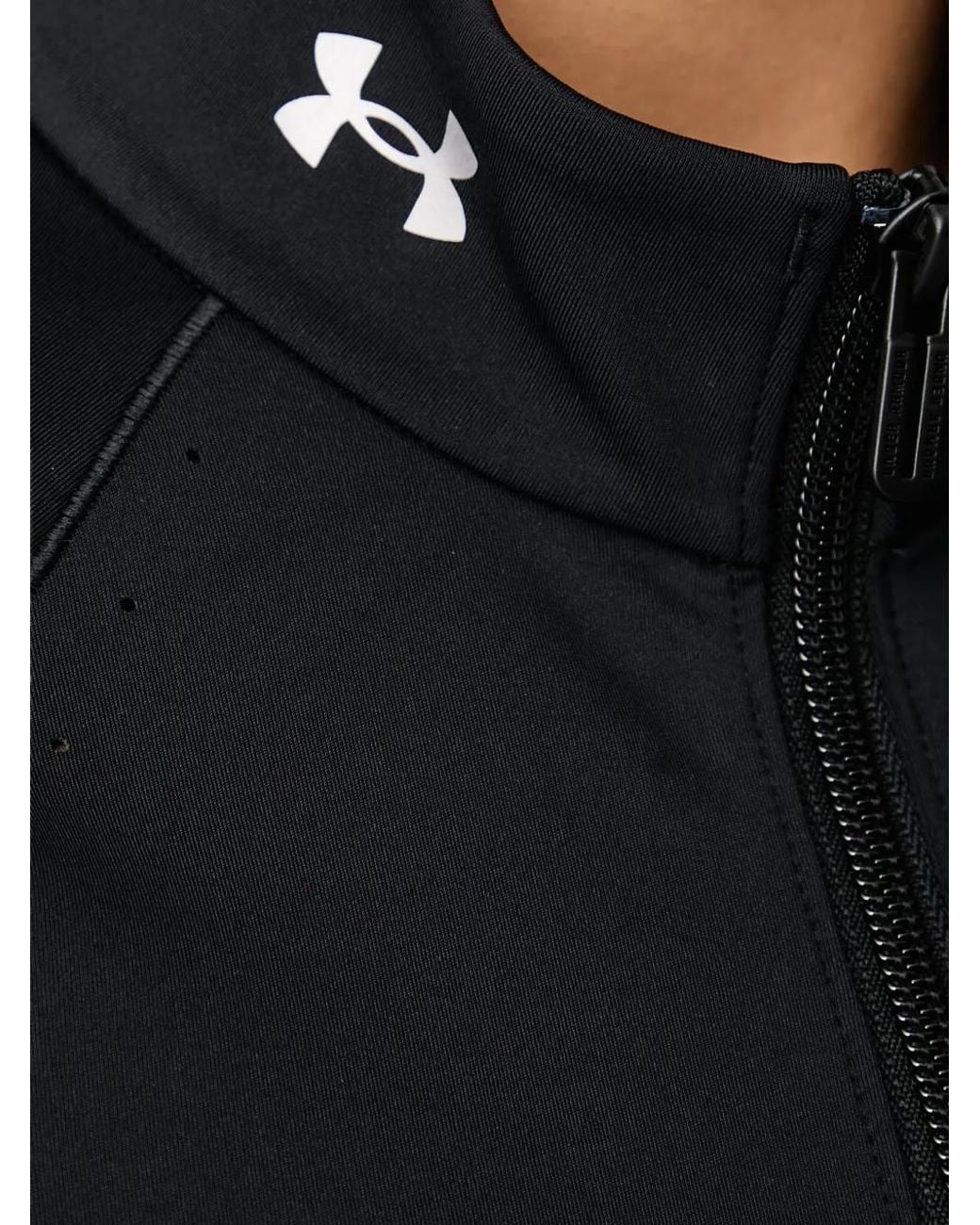 Under Armour Black Ua Vanish Elite Logo-Print Zip-Up Sweatshirt