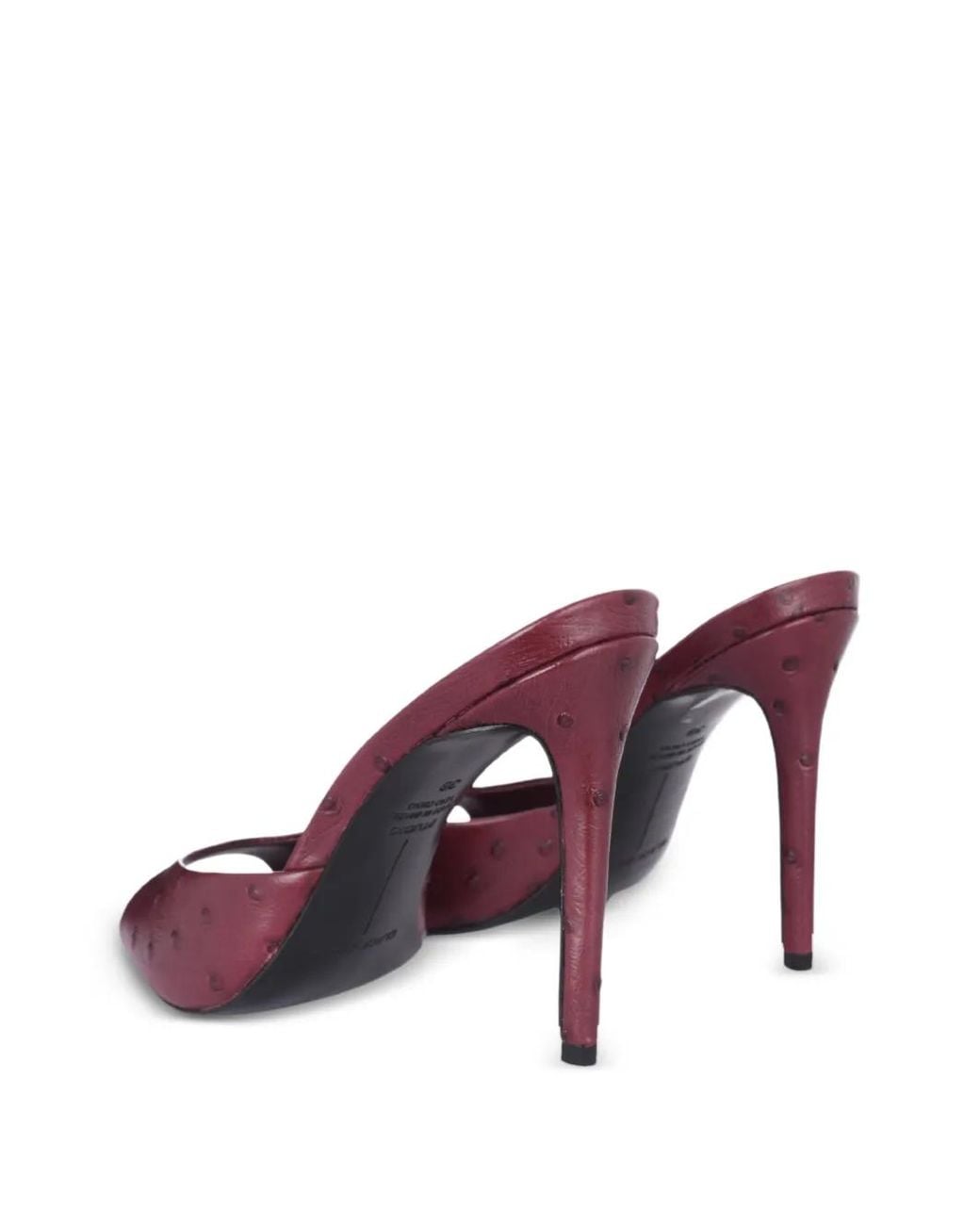 Black Suede Studio Purple Brea Point-Toe Sandals