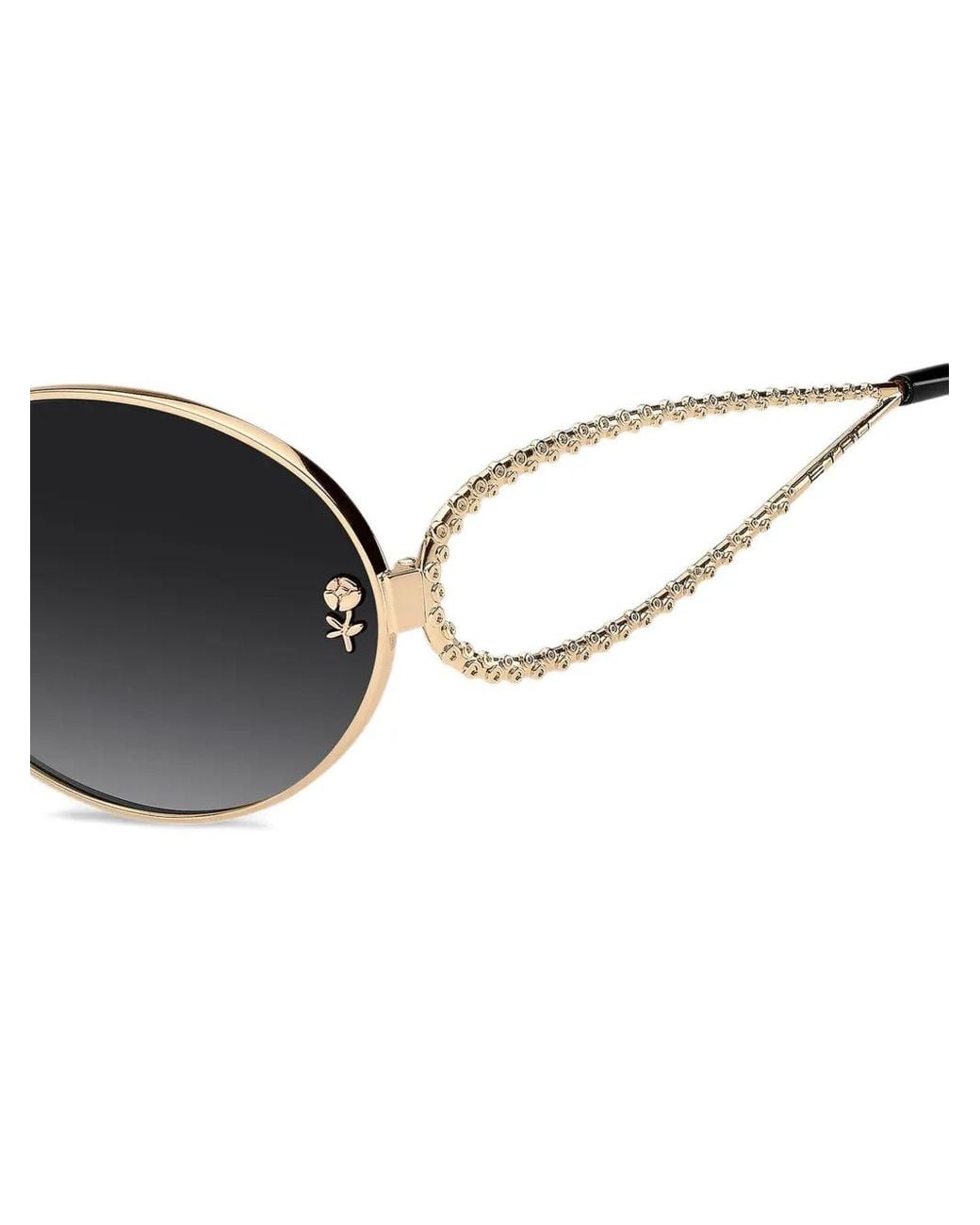 Etro Black Metal Paisley Sunglasses