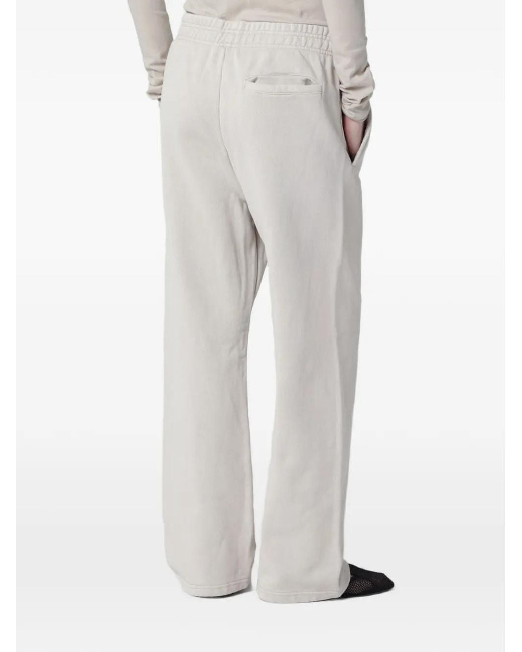 Entire studios Gray Straight-Leg Cotton Track Pants