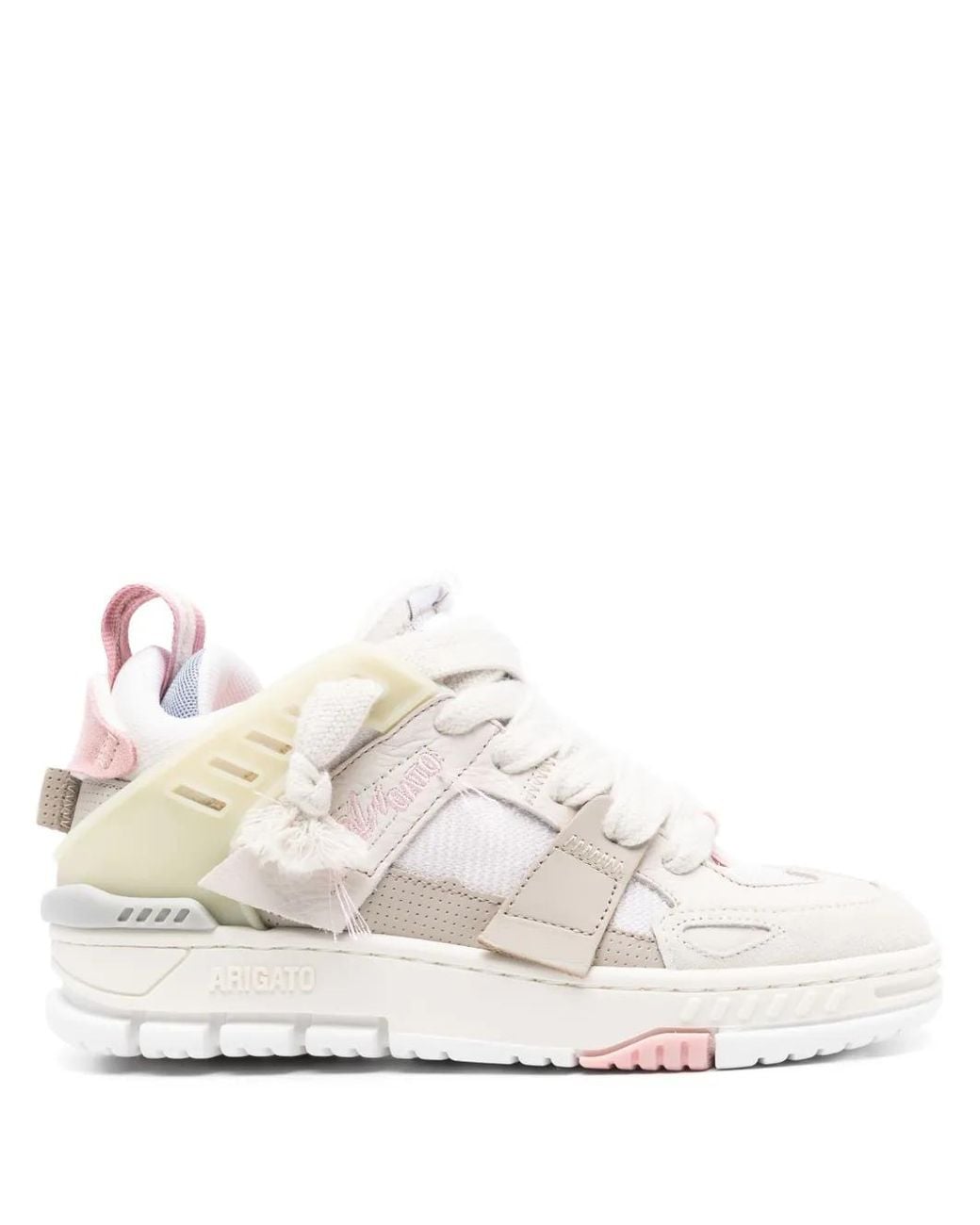 Axel Arigato White Area Patchwork Sneakers