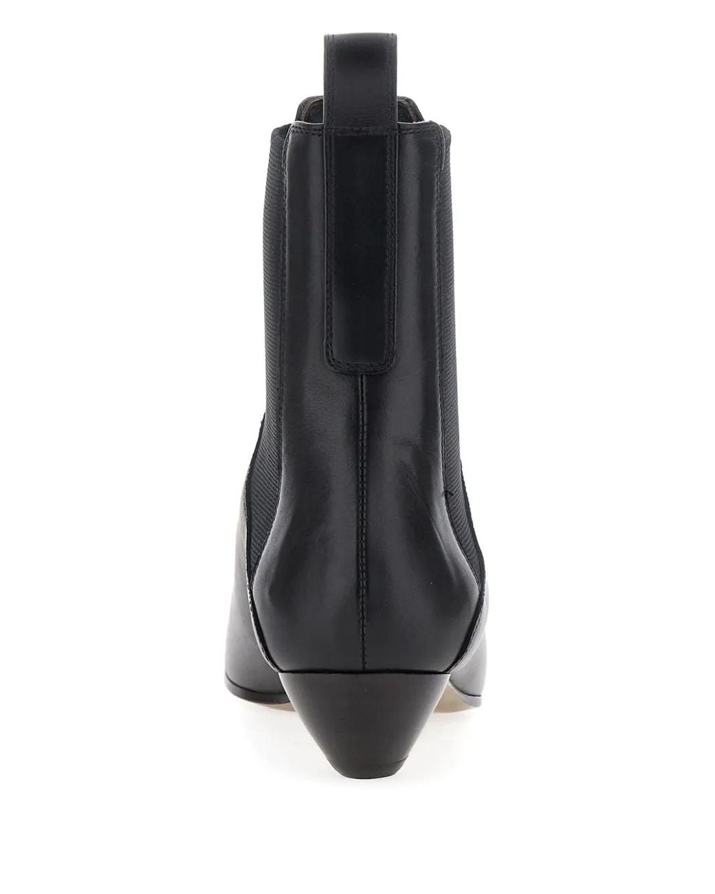 Le Monde Beryl Black Allegra Elasticated-Panel Pointed-Toe Boots